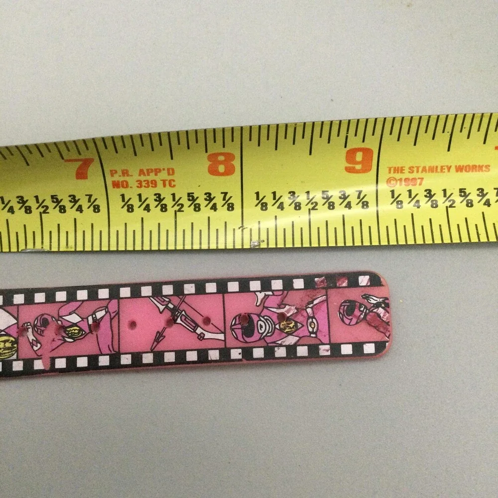 Vintage Mighty Morphin Power Rangers Girls Watch 33mm Pink Ranger 94 New Battery